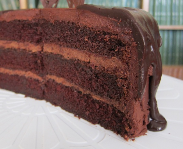 rich chocolate cake